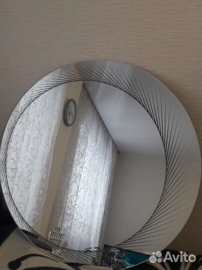 Зеркало с подсветкой для ванной бу