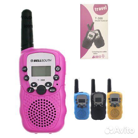 Детская портативная рация 2 шт