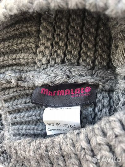 Шапка и снуд зима