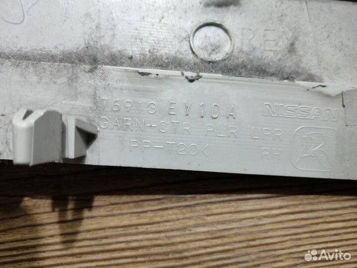 Обшивка средней стойки право верх Qashqai+2 JJ10E