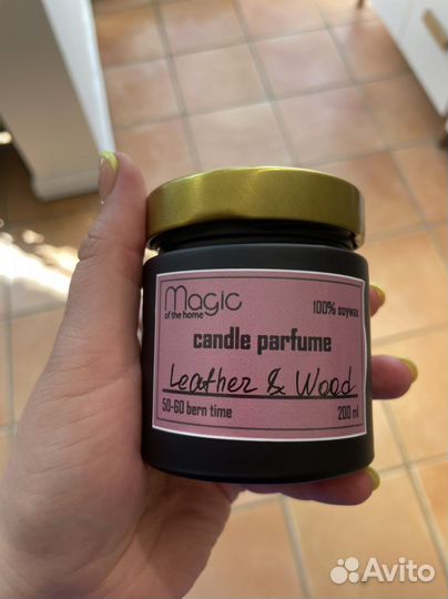 Свечи из соевого воска