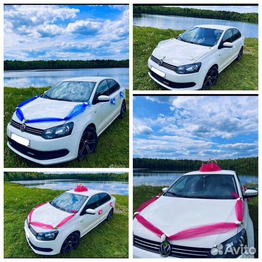 Свадебные украшения на машину