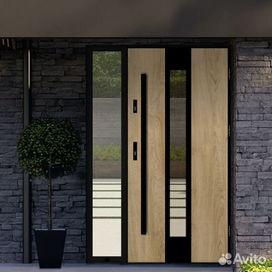 Дверь уличная входная с терморазрывом Польша D1037