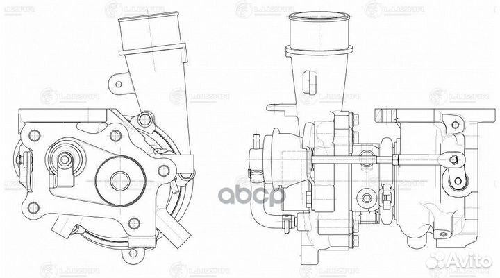 Турбокомпрессор для а/м Mazda CX-7 (07) 2.3T