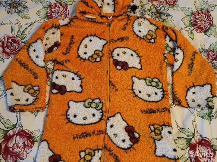 Халат для девочки hello kitty