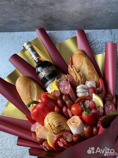 Мужские съедобные букеты