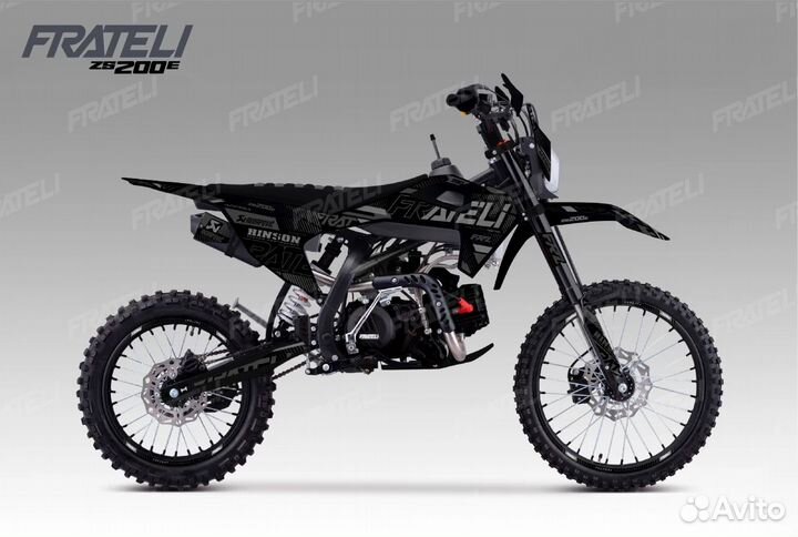 Питбайк frateli FRZ 200E 17/14 черный
