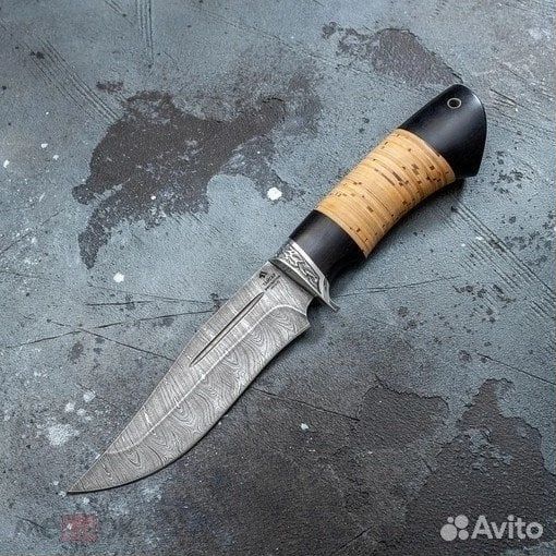 Нож новый Дамасская сталь нож/пила