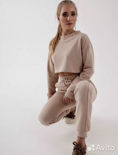 Свитшот короткий оверсайз, 3 цвета