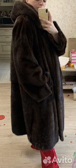 Шуба из меха норки