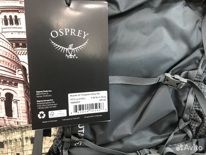 Рюкзак Osprey Mutant 52 (Новый)