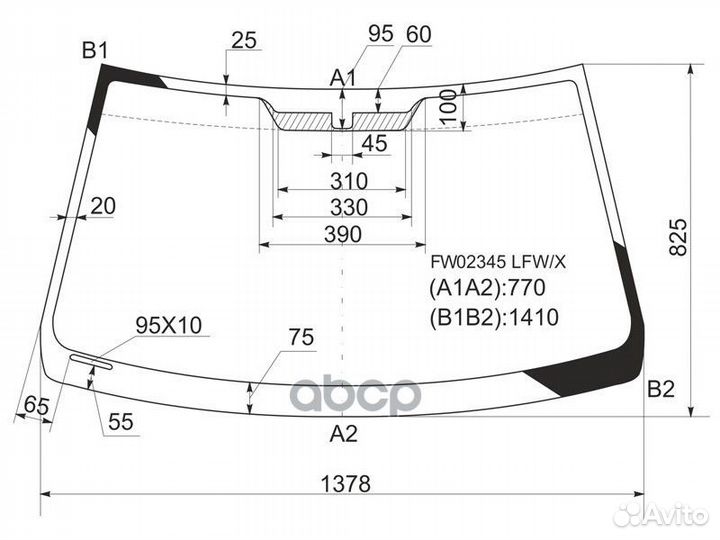 Стекло лобовое toyota altezza/lexus IS200/300 4