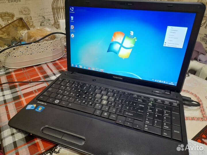 Ноутбук toshiba