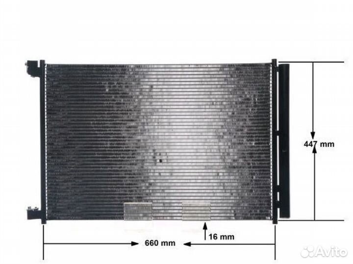 Радиатор кондиционера Mahle/Knecht AC412000S