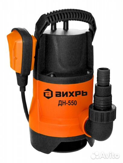 Дренажный насос Вихрь дн-550