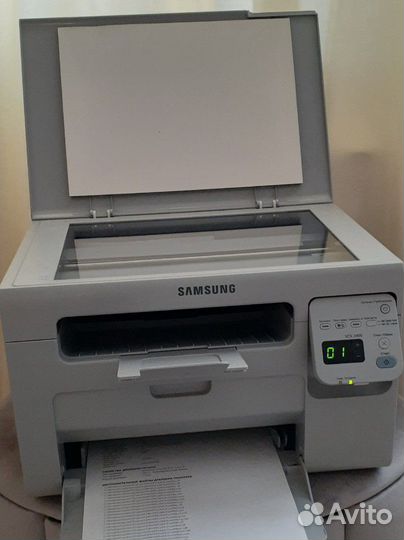 Лазерное мфу samsung SCX-3400 полный комплект