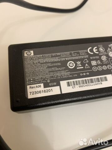 Блок питания для ноутбука hp