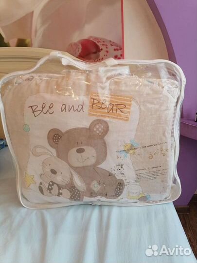 Бортики - Комплект в кроватку 6 предметов