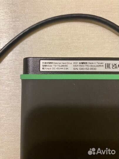 Внешний диск 1tb transcend ts1tsj25m3s б/у