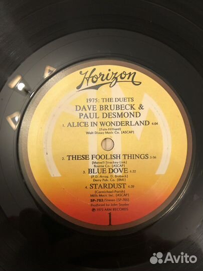 Виниловая пластинка Lp Brubeck Desmond - The duets
