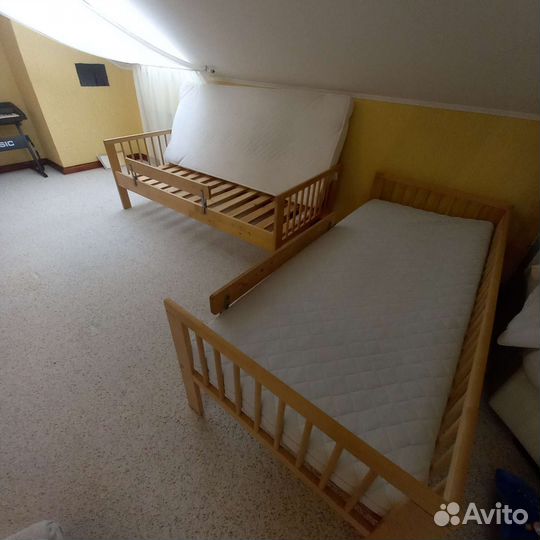 Детская кровать от 3 лет с бортиками