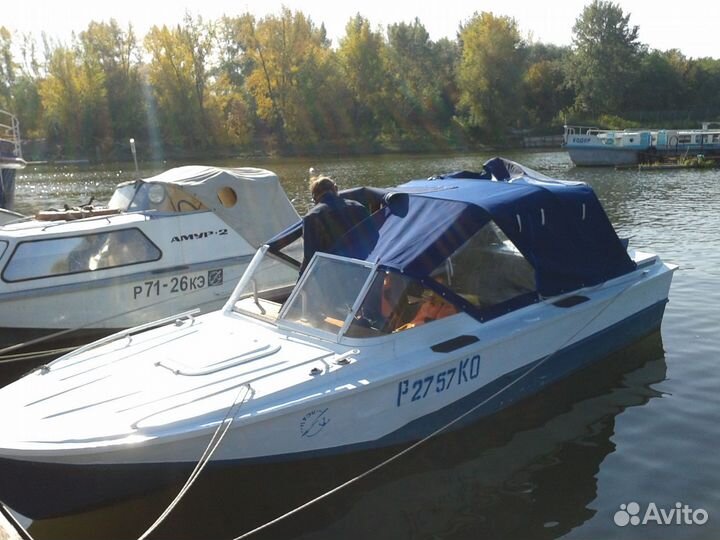 Катер Амур-3 с мотором Ямаха 90