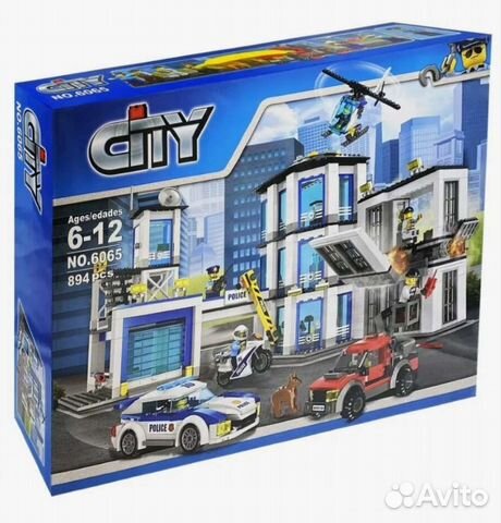 Конструктор Полицейский участок 894д/ сити/6065