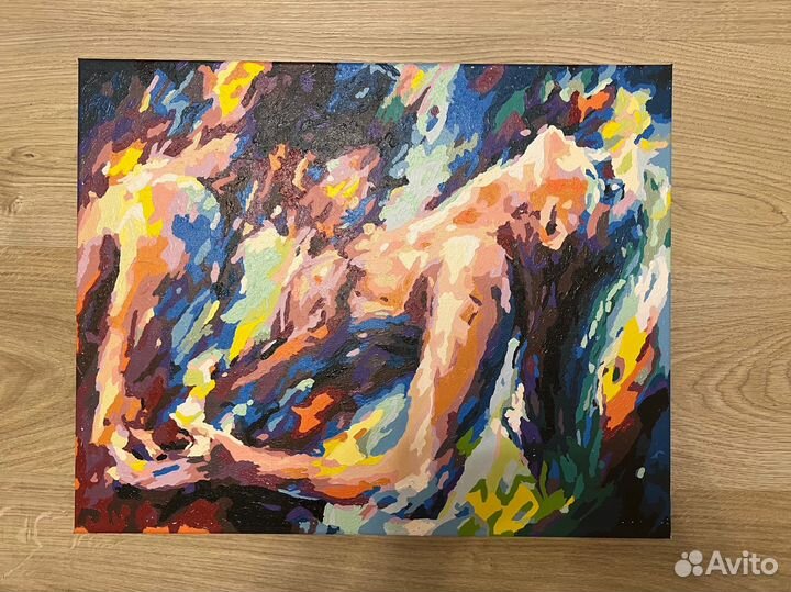 Картина влюбленные