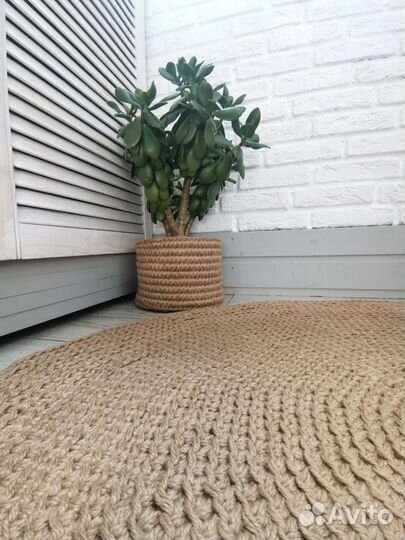 Ковёр джутовый