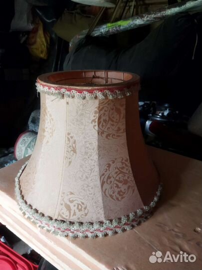 Люстра абажур ткань