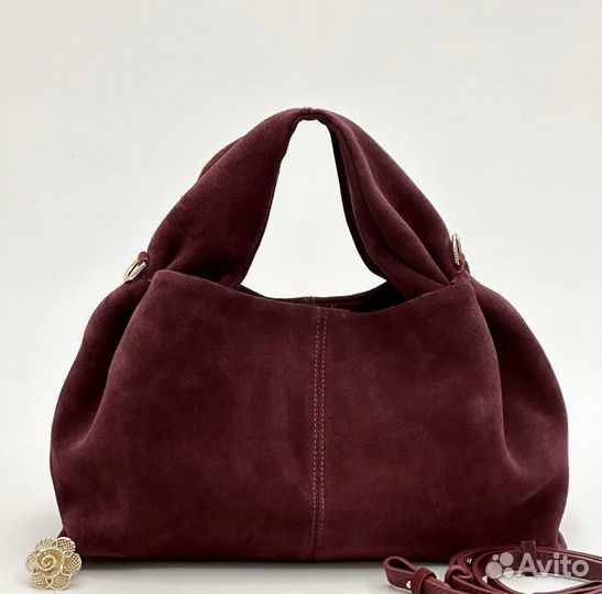 Сумка Suede Soft Hobo Bag