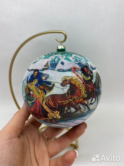 Елочные игрушки стекло