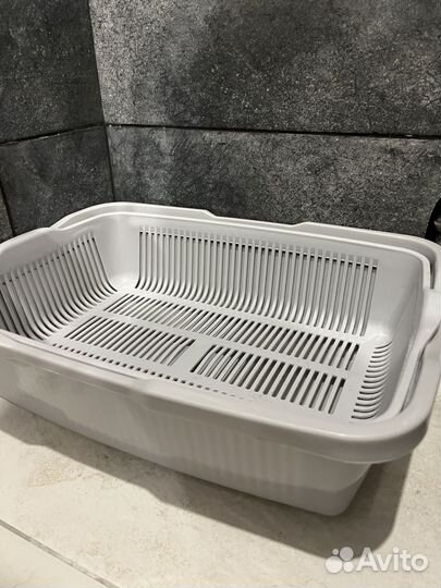 Лоток для кошек с сеткой