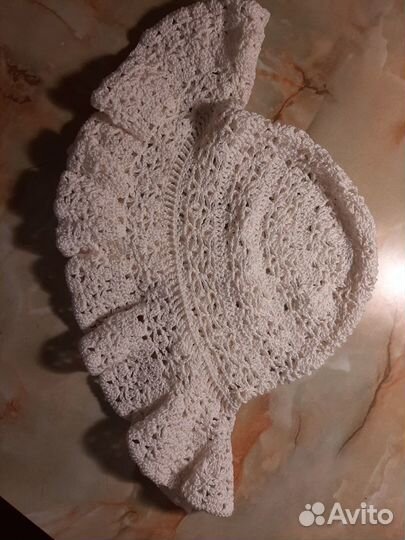 Берет шляпка панамка летняя хлопок