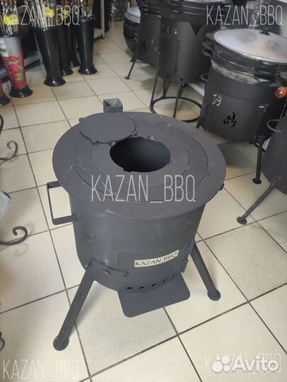 Плита варочная со съемными кольцами круглая