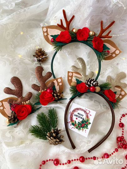Новогодние ободки