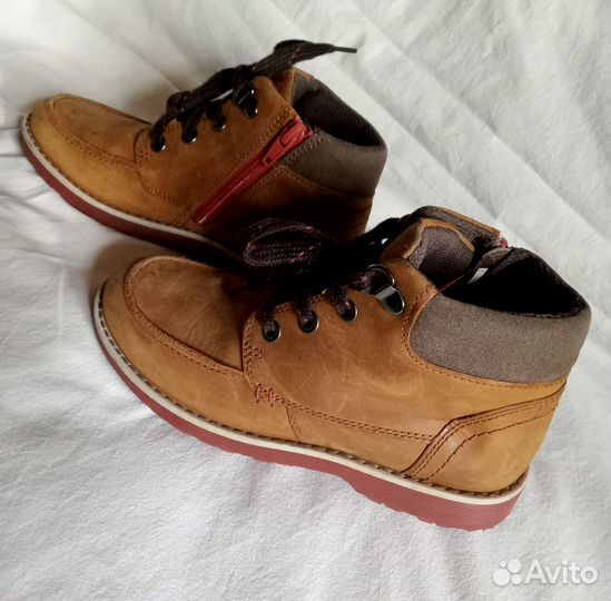 Ботинки кожанные Clarks, р. 32