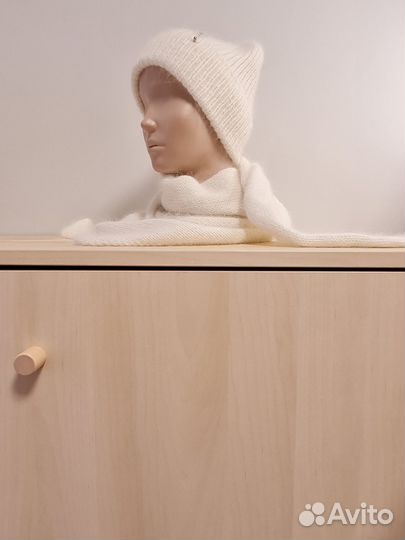 Шапка зимняя женская пух норки