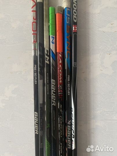 Клюшки хоккейные bauer, ccm, sherwood, vikella