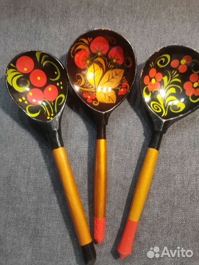 Ложка расписная деревянная