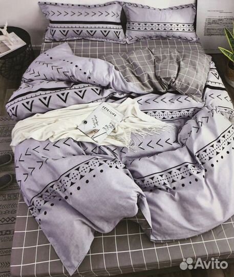 Постельное белье семейное сатин