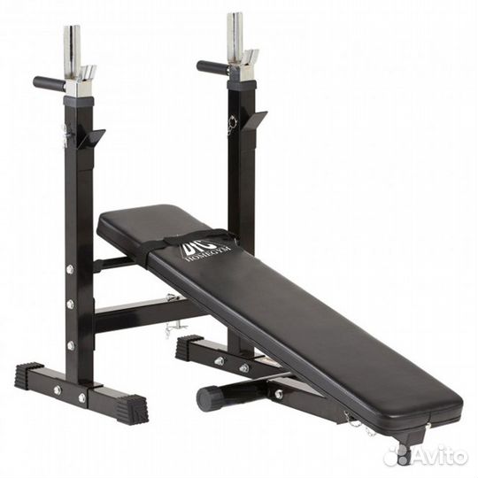 Скамья со стойками под штангу DFC dbch2B