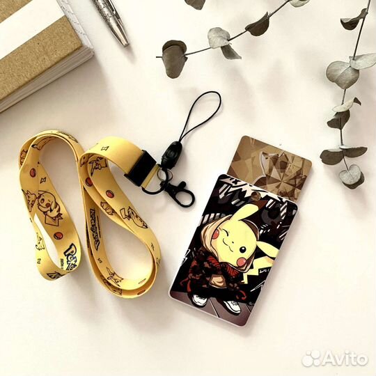 Держатель для пропуска/карты Пикачу