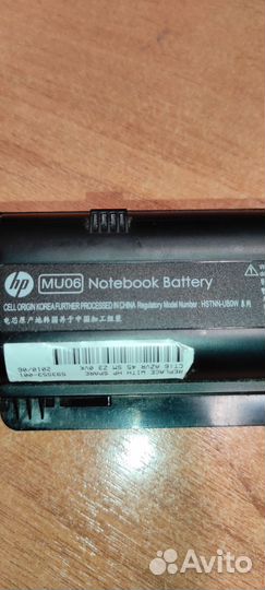 Аккумулятор hp mu06