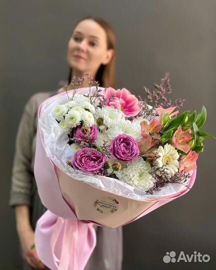 Цветы для девушка, подарок доставка