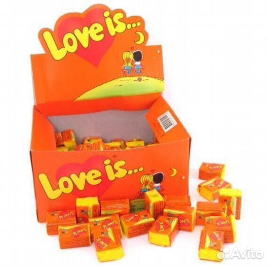 Опт - Жевательная резинка Love is Ананас - Апель