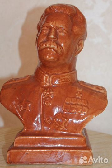 Бюст Сталина. СССР. Керамика, статуэтка. Редкость