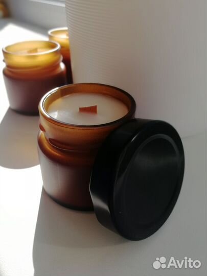 Ароматическая свеча ручной работы