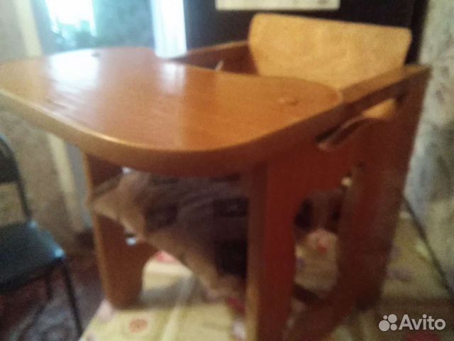 Стульчик для кормления бу деревянный