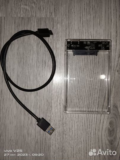 Внешний HDD 500 гб Toshiba в корпусе Orico 2,5